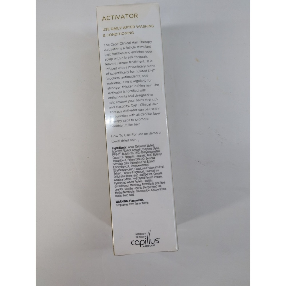 NIB!😍Capillus Cap+ Clinical Hair Therapy Activator 4.23oz Stronger Thicker Hair - Picture 5 of 7